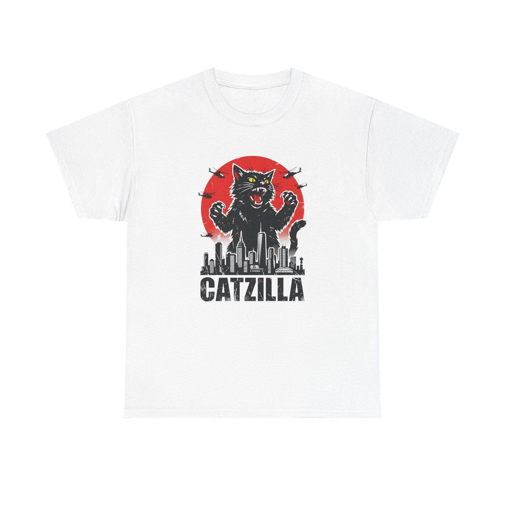 Catzilla Monster Cat Tee